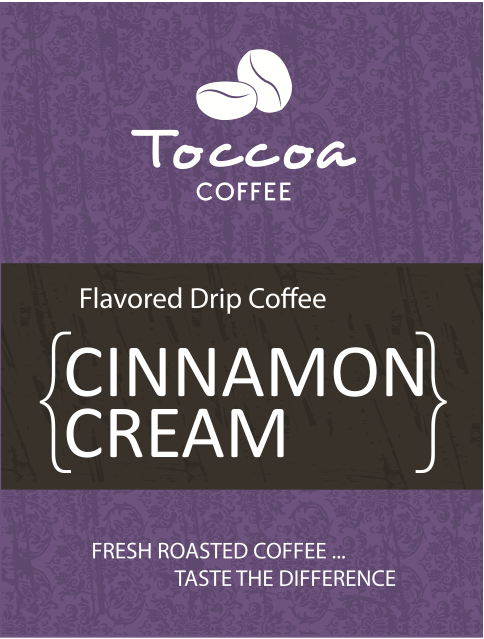 Toccoa Coffee Cinnamon Cream Fresh Roasted Coffee